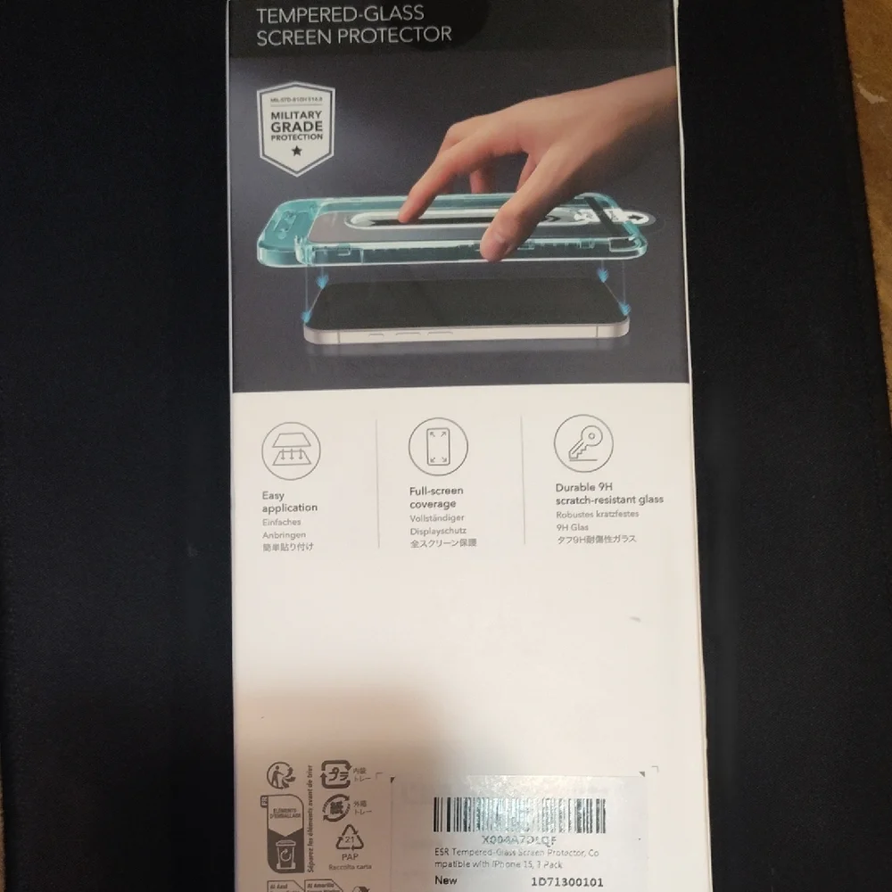 White Tempered Glass Screen Protector for Cell Phones